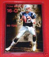 Tom Brady 50 TD Perfect Season 16 0 Patriots Magnet  
