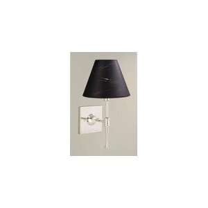 com State Street Collection 1 Light Wall Sconce with Kurt Black Paper 