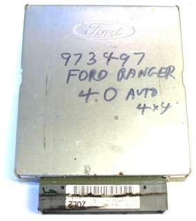 1997 Ford Ranger Mazda B 4000 Engine Computer ECU ZQL2  