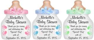 UNIQUE BABY SHOWER BOTTLE THANK YOU PARTY FAVOR TAGS