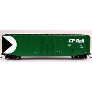  Bachmann Trains Cp Rail (Green) 50 Plug Door Box Car Ho Scale 