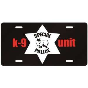 New  Tibetan Spaniel / K 9 Unit  License Plate Dog