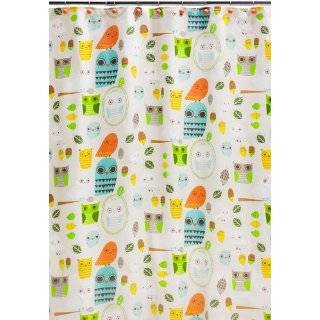 Creative Bath Products Inc. S1070MULT Give A Hoot Shower Curtain 
