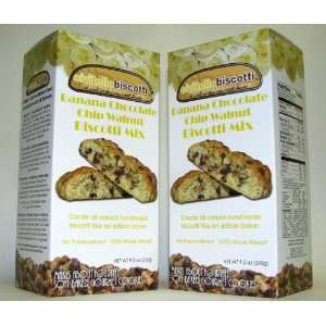 Banana Chocolate Chip Walnut Biscotti Grocery & Gourmet Food