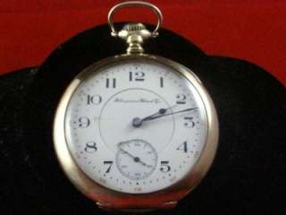 VINTAGE 16S HAMPDEN 23J SPECIAL RAILWAY POCKETWATCH  