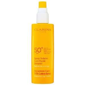  Clarins 50+ Sunscreen Care Milk Lotion Spray Beauty