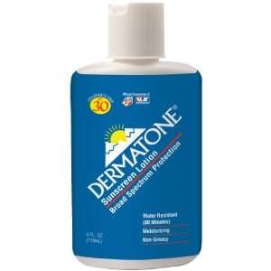 DERMATONE Sunscreen with Aloe and Vitamin E SPF 33, 4 Fluid Ounce