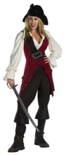 Elizabeth Pirate Deluxe Adult Halloween Costume  