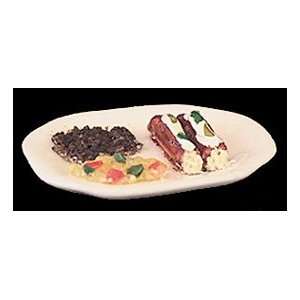  Dollhouse Miniature Enchiladas with Rice and Beans 