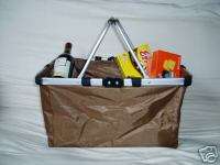 New Fall Color Collapsible Tote Basket shopping, picnic  