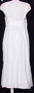 NWT RALPH LAUREN White Fluted Linen Dress 16  