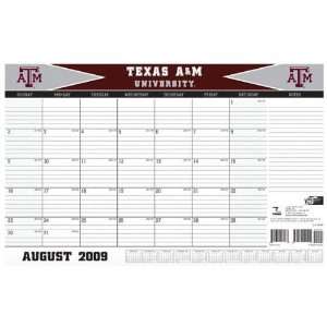 Texas A&M Aggies 11x17 Academic Desk Calendar (August 2009  July 2010 