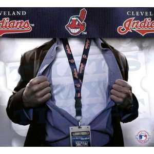  Cleveland Indians MLB Lanyard Key Chain and Ticket Holder 