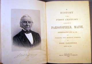 Parsonsfield, Maine, history of first century by Dearborn, 1885, 499 