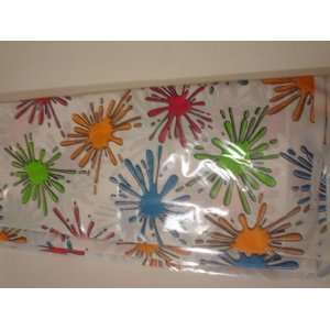    Birthday Splat Plastic Tablecover 54in x 96in Toys & Games