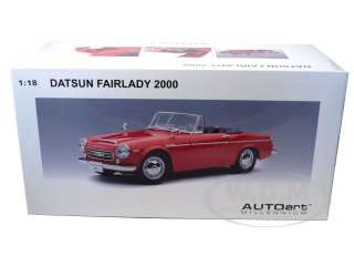   car model of Datsun Fairlady 2000 SR311 Red die cast car By Autoart