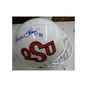 Thurman Thomas Autographed Full Size Authentic Oklahoma State Cowboys 