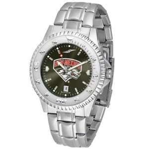   Lobos NCAA Anochrome Competitor Mens Watch (Steel Band) Sports