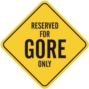   RESERVED FOR GORE ONLY  CROSSING SIGN