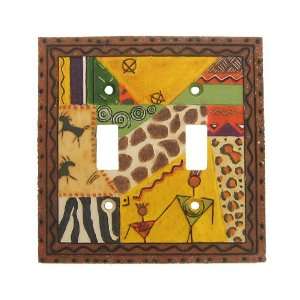  Kenya African Tribal Double Switch Cover