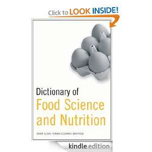 Dictionary of Food Science and Nutrition A&C Black  