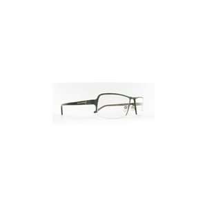   5110 002 Matte Black Semi Rimless Eyeglasses