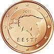 2011 ESTONIA 1 EURO CENT UNC
