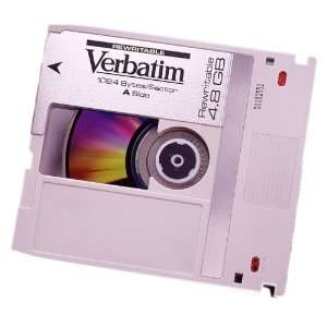  Verbatim 5.25 8X Rewritable Mo Cartridge 4.8GB 1024B/S 1 