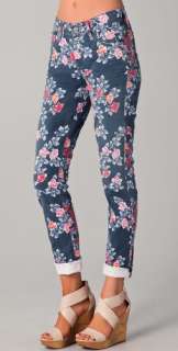 Citizens of Humanity Mandy Floral Roll Up Jeans  