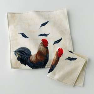  Croft and Barrow Rooster 2 pk. Dishcloths