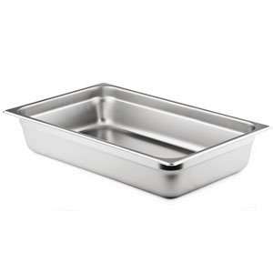  4 Deep, Full Size Standard Weight Stainless Steel Steam Table 