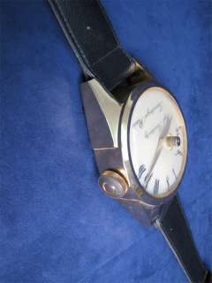 Vintage Transistor Radio Shaped Like a Large Wristwatch  
