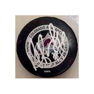  Ray Bourque Autographed Avalanche Puck