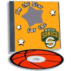  Seattle Supersonics   Custom Play By Play CD   NBA (Male 