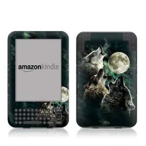 Three Wolf Moon Design Protective Decal Skin Sticker for  Kindle 
