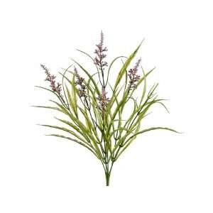 Faux 19 Wild Stock Flower/Grass Bush Purple (Pack of 12 
