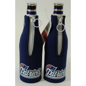   Patriots Football Bottle Suit Koozies Coolers