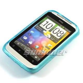   TPU Silicone Case Cover for HTC A510e Wildfire S G13 +LCD Film  