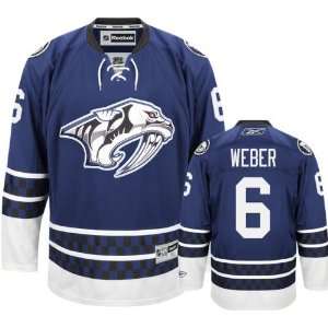 Shea Weber Premier Jersey Nashville Predators #6 Blue Premier Jersey