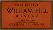 William Hill Reserve Cabernet Sauvignon 2002 