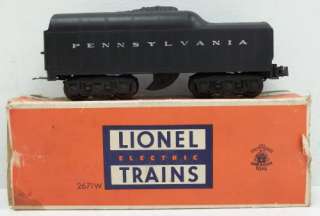 Lionel 2671W Pennsylvania Operating Whistle Tender/Box  