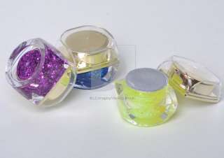 New 12 Color Shimmer Paillette Glitter Gel for Nail Art Manicure