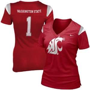  Nike Washington State Cougars Ladies Crimson Football 