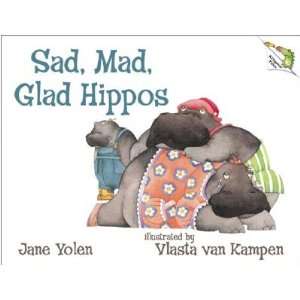 Sad, Mad, Glad Hippos [SAD MAD GLAD HIPPOS BOARD  OS] Jane(Author 