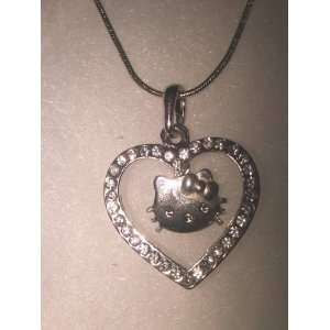  Silver Hello Kitty Necklace 