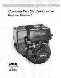 Kohler Command PRO CS 12 Hydro 12.75 HP Service Manual  