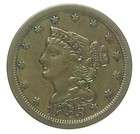 1853 US HALF CENT BRAIDED HAIR COIN