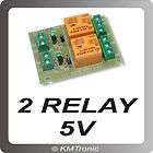 Due (2) Relè Board pronto per il vostro Arduino PIC AVR progetto, 5V 