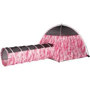   Pacific Play Tents Pink Camo Tent and Tunnel Set 30470 Toys & Games