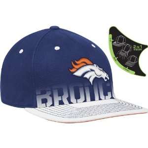 Reebok Denver Broncos Sideline Player Pro Shape Flat Brim Flex Hat 